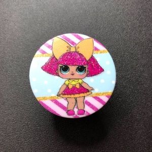 1 of NEW LOL Glitter Queen Phone Pop Socket